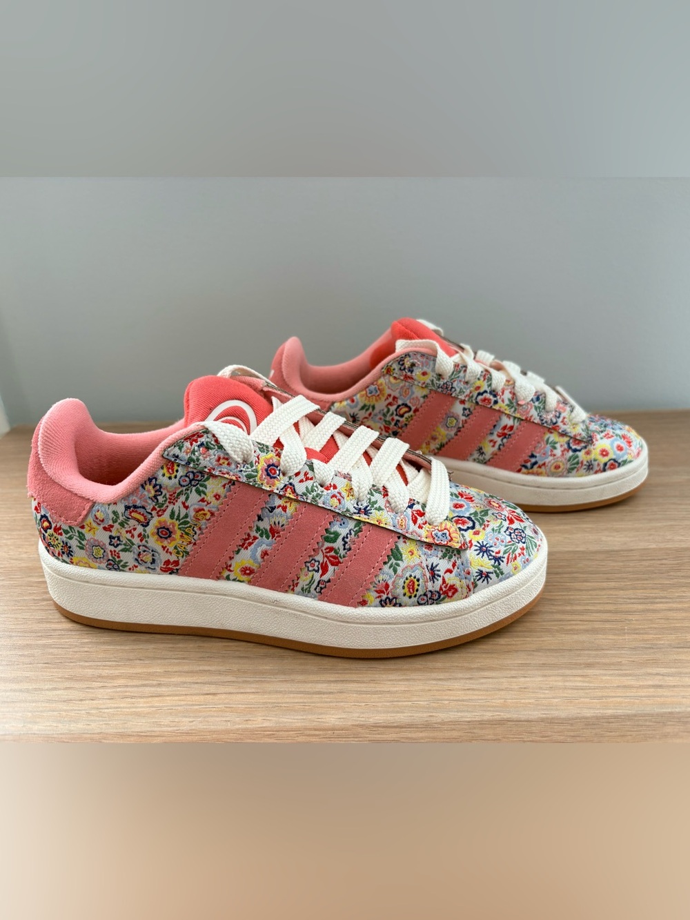 Adidas x Liberty London Campus Floral Sneakers Pink Women’s Size 6
